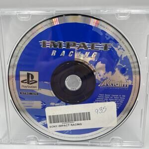 Impact Racing (Sony PlayStation 1) PS1 Game Tested Disc Only Racing Video Game